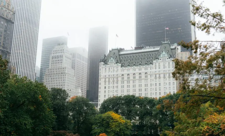 Edificios de Manhattan vistos desde Central Park