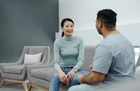 Consulta médica en una clínica