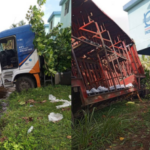 Accidente de un camion de la Coca-Cola en el tramo carretero Nagua – Sánchez