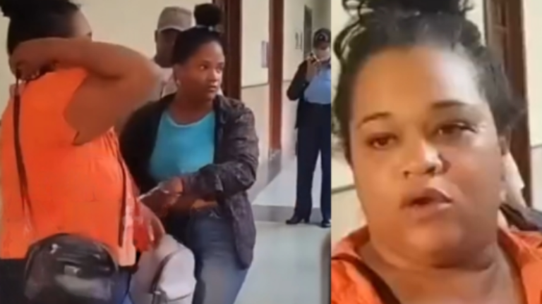 Dos mujeres protagonizan incidente impactante dentro del Palacio de Justicia de Ciudad Nueva