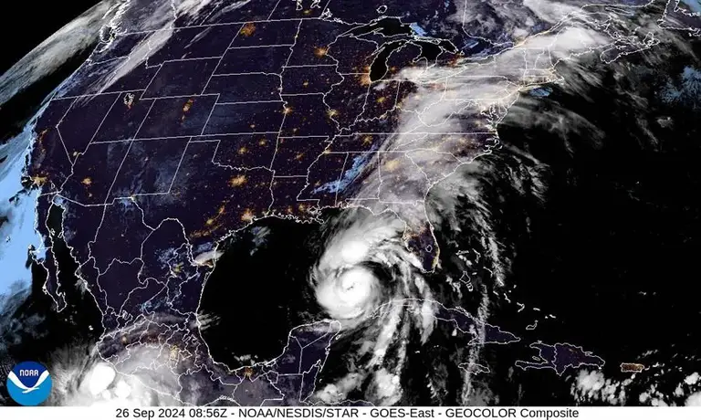 Impacto del huracán Helene