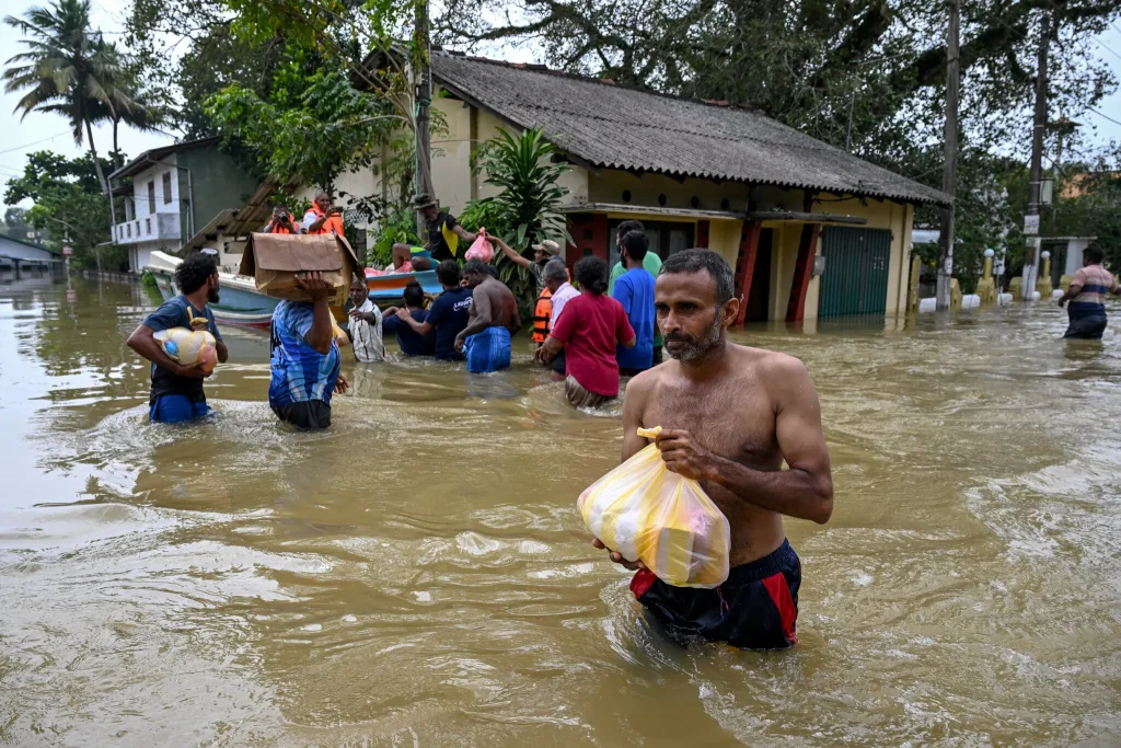 Inundaciones en Wellampitiya