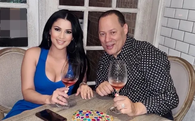 Franklin Mirabal junto a quien fue su esposa Penny Báez