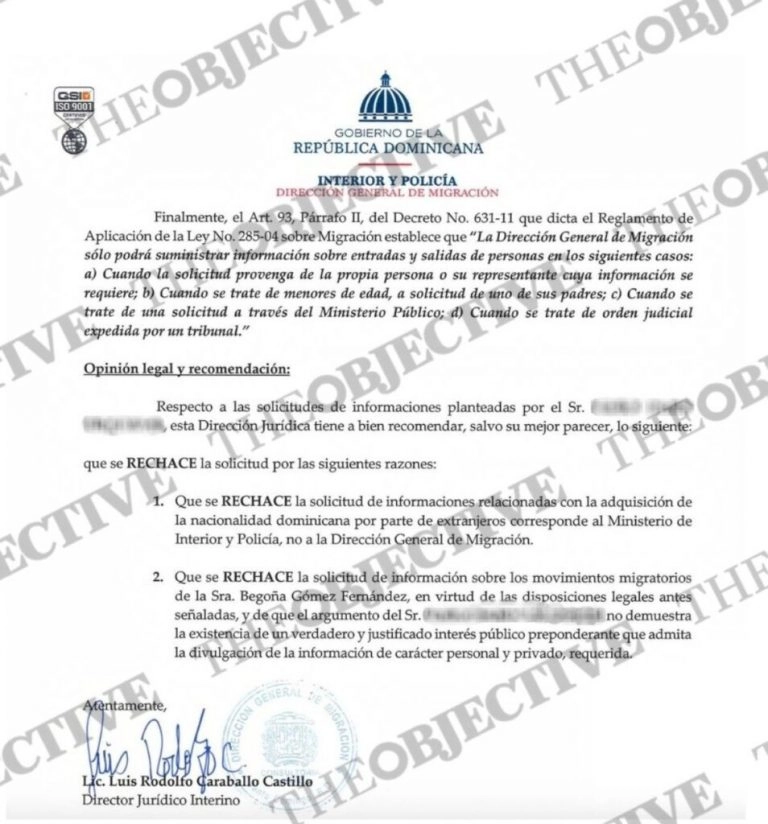 Gobierno dominicano guarda silencio sobre nacionalidad de Begoña Gómez Gobierno dominicano guarda silencio sobre nacionalidad de Begoña Gómez