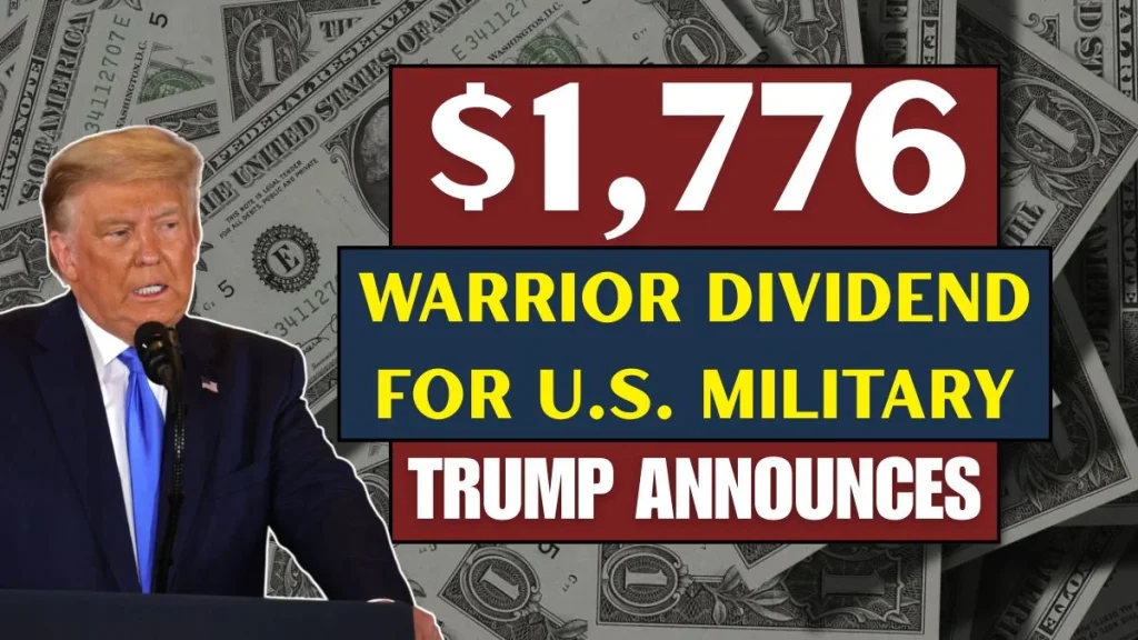 Trump Announces 1776 Warrior Dividend for U.S. Military Ahead of Christmas