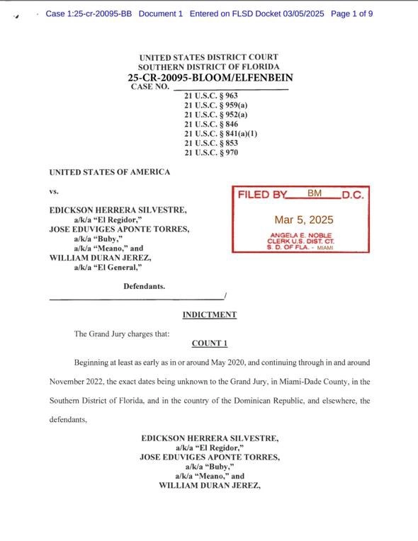 Vinculado a red de regidor del PRM recibe condena en EE.UU Vinculado a red de regidor del PRM recibe condena en EE.UU