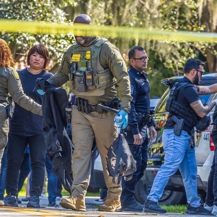 autoridades estadounidenses realizando procedimientos migratorios