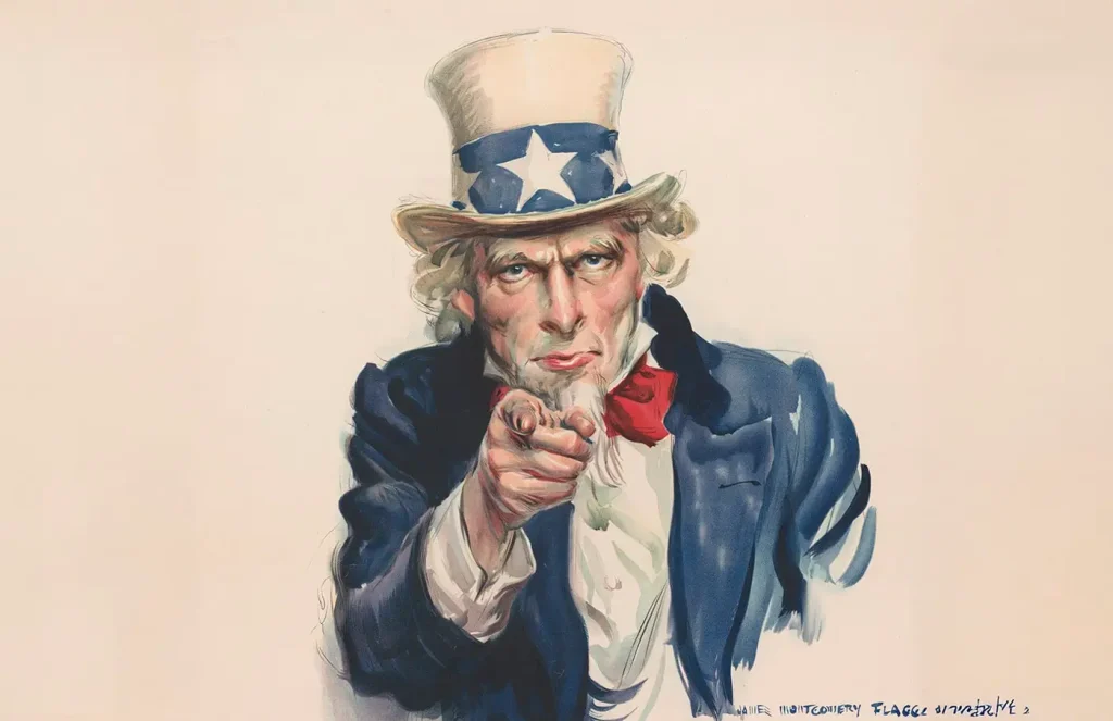 foto de uncle sam quien La Fruta le tiene que dar lo suyo