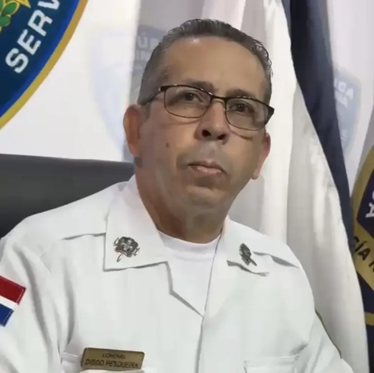 Diego Pesqueira, vocero de la Policía Nacional. Foto por Periódico El Pregonero
