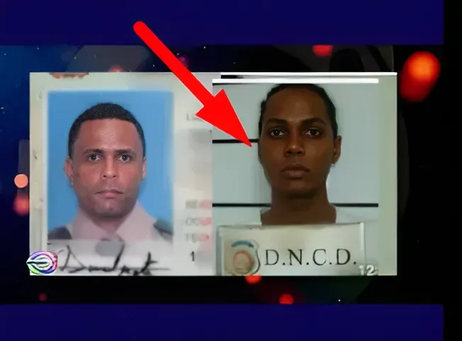 Imagen compartida por Fausto Mata en su programa, mostrando a Santiago Matías en un reportaje antiguo