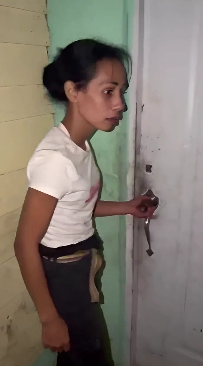 Mujer afectada