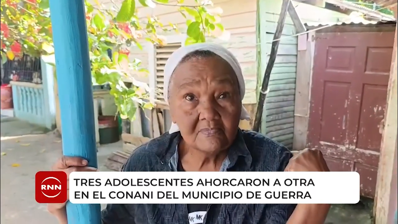 Residente de la zona declarando situaciones irregulares en la institucion