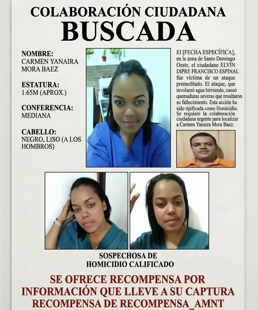 Imagen difundida en redes sobre la presunta agresora