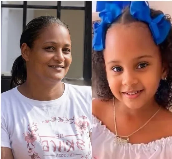 Yoleydi Linarez Araujo y su hija