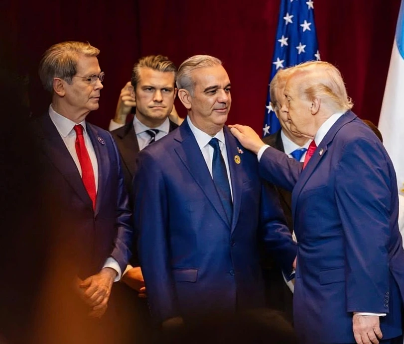 Luis Abinader y Donald Trump