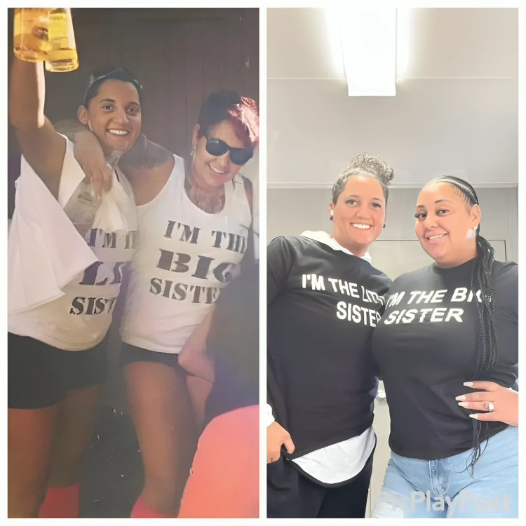 Las dos hermanas se volvieron amigas primero y después descubrieron que eran mucho más cercanas