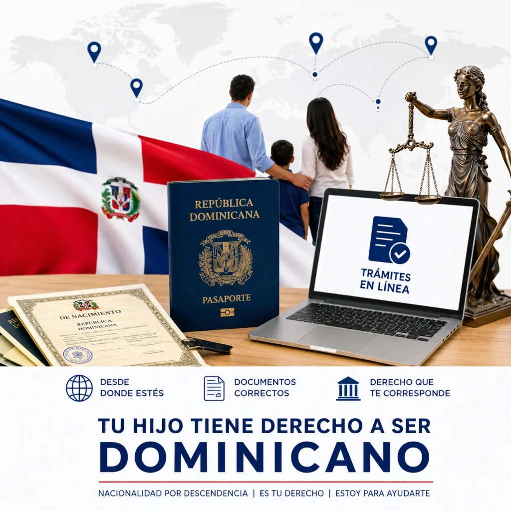 Familia preparando el registro de nacimiento dominicano — imagen 2