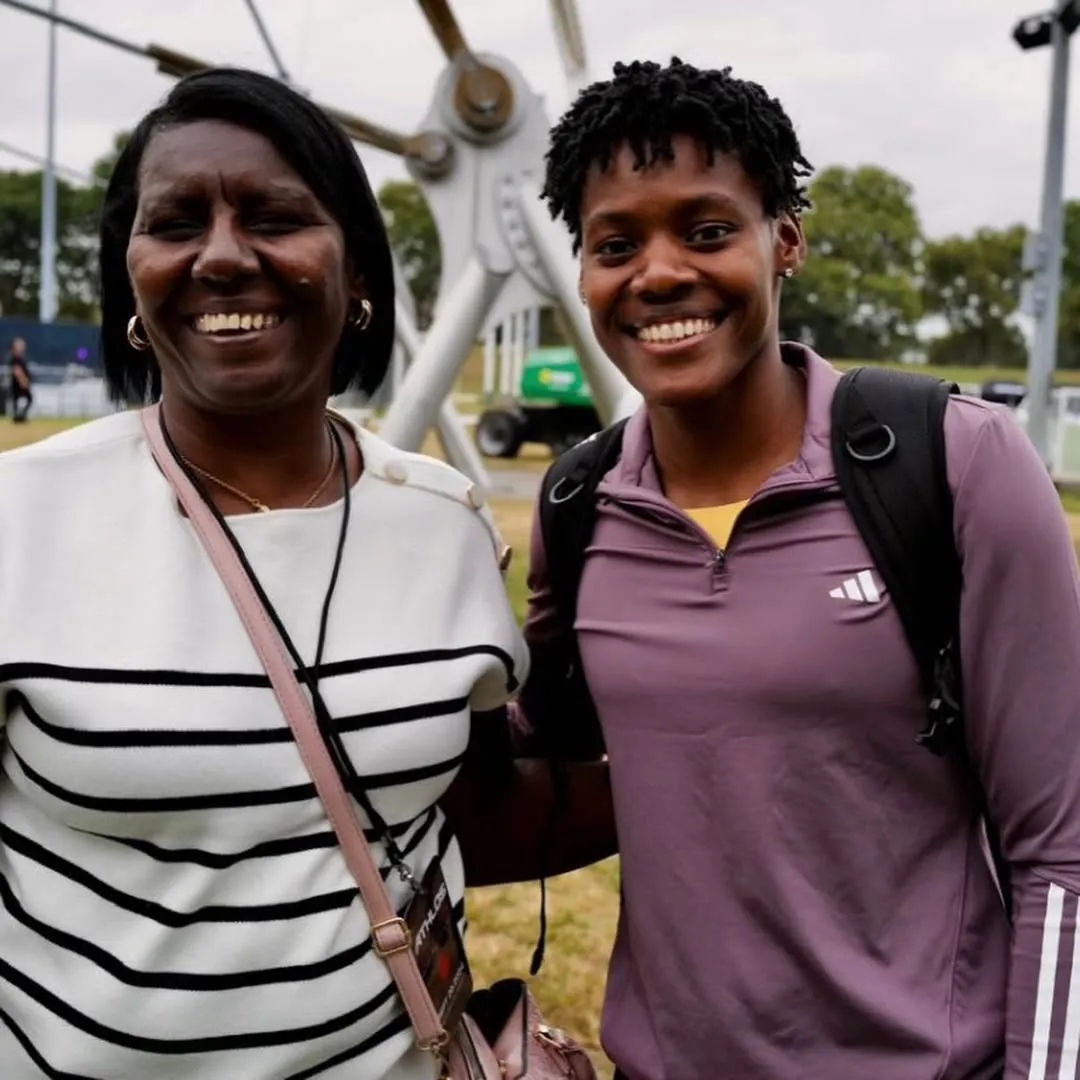 Marileidy Paulino con su madre