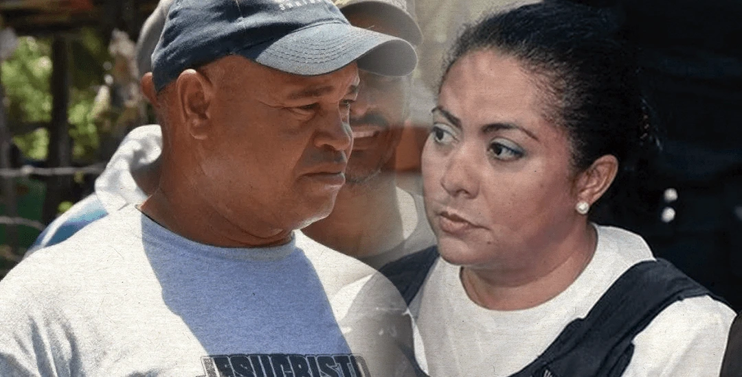 Genaro Peguero, padre de la joven Emely Peguero (Izquierda). Marlin Martínez, cómplice en el asesinato de Emely Peguero (derecha)