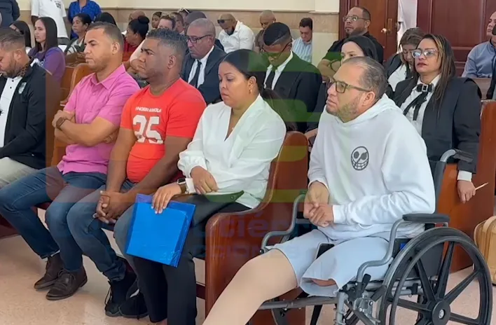 Víctimas en el tribunal durante la audiencia