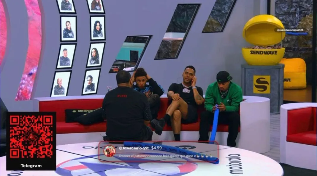 Luis Abinader interviene en Planeta Alofoke y conversa con Santiago Matías. Foto por De Último Minuto.