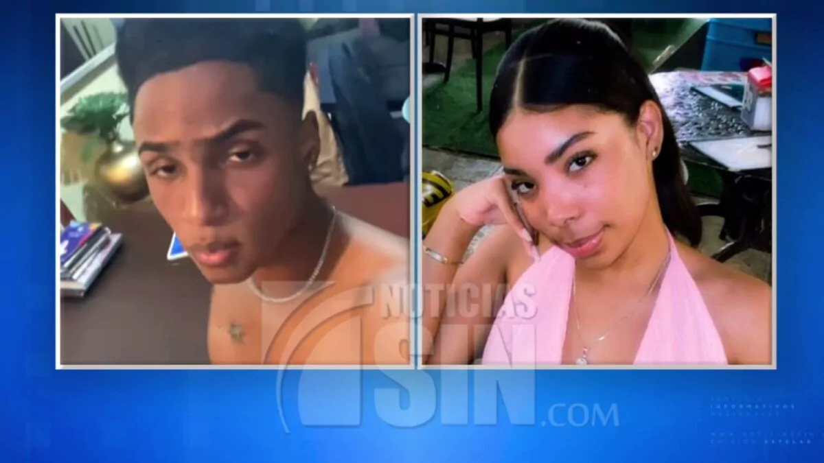Diana Elena Evangelista y su pareja