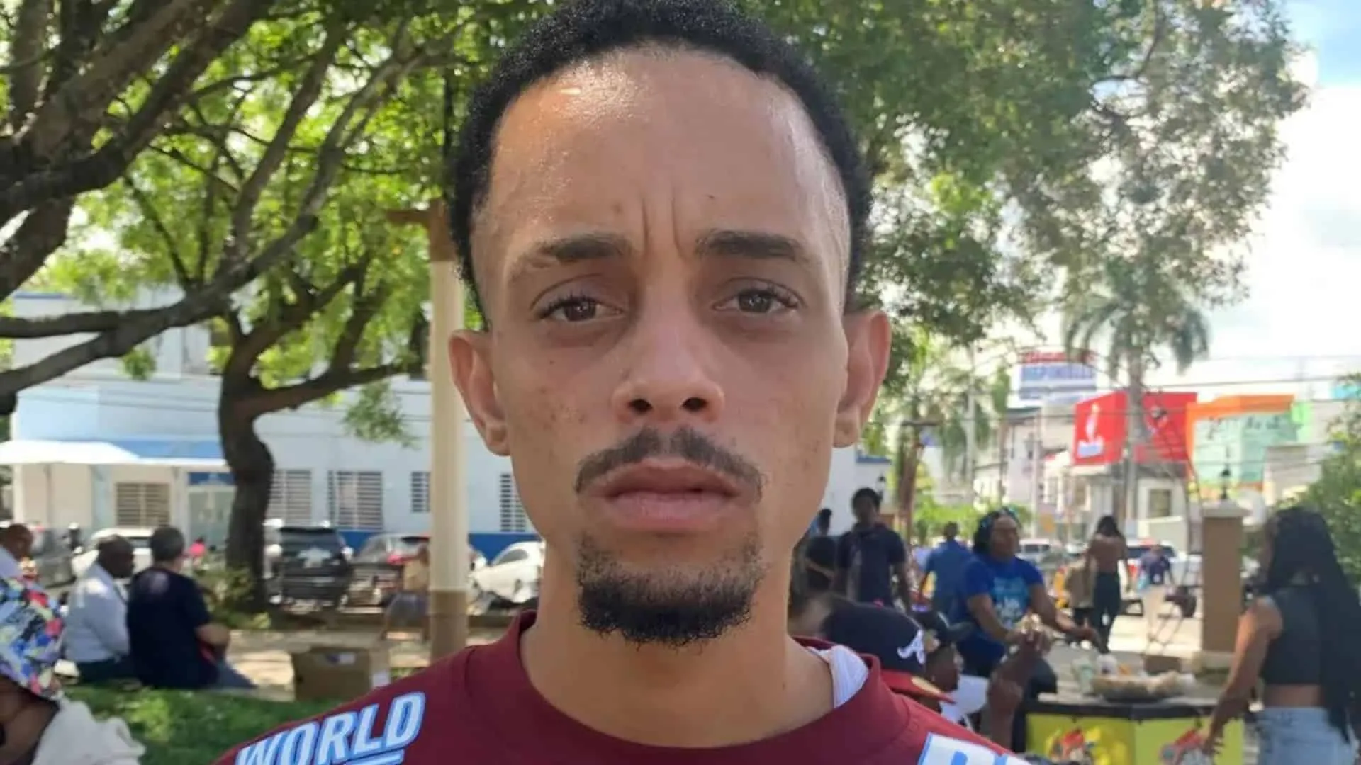 Joel Carmona Pinales, acusado por el Ministerio Público de la muerte de su hijastra de ocho meses en un hecho ocurrido en San Cristóbal. (FUENTE EXTERNA)