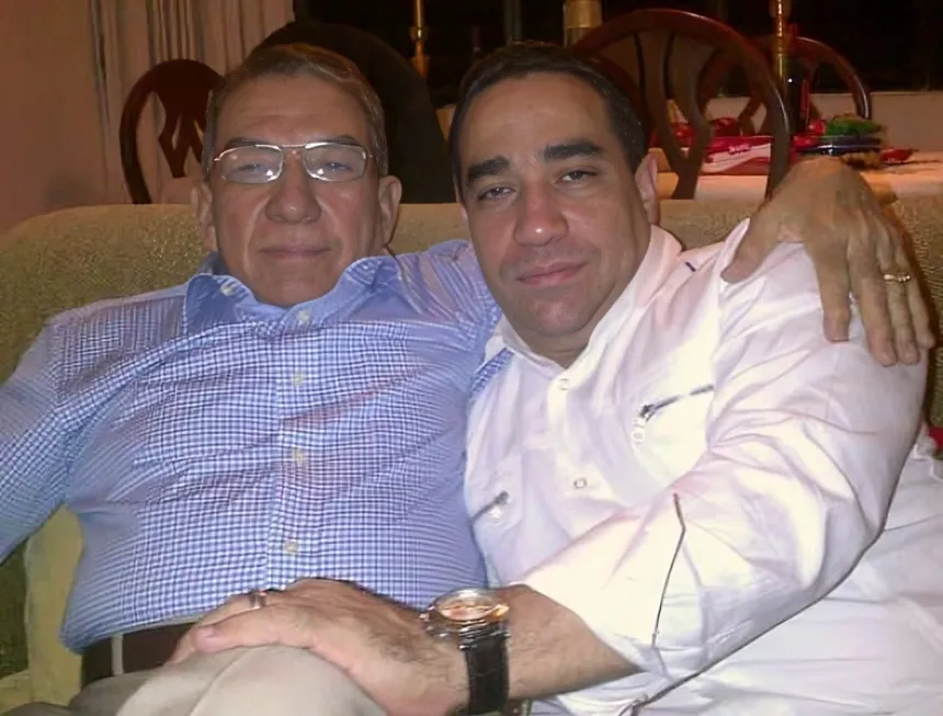 Rafael Antonio Tejeda Báez y su hijo Rafael Tejeda Baldera