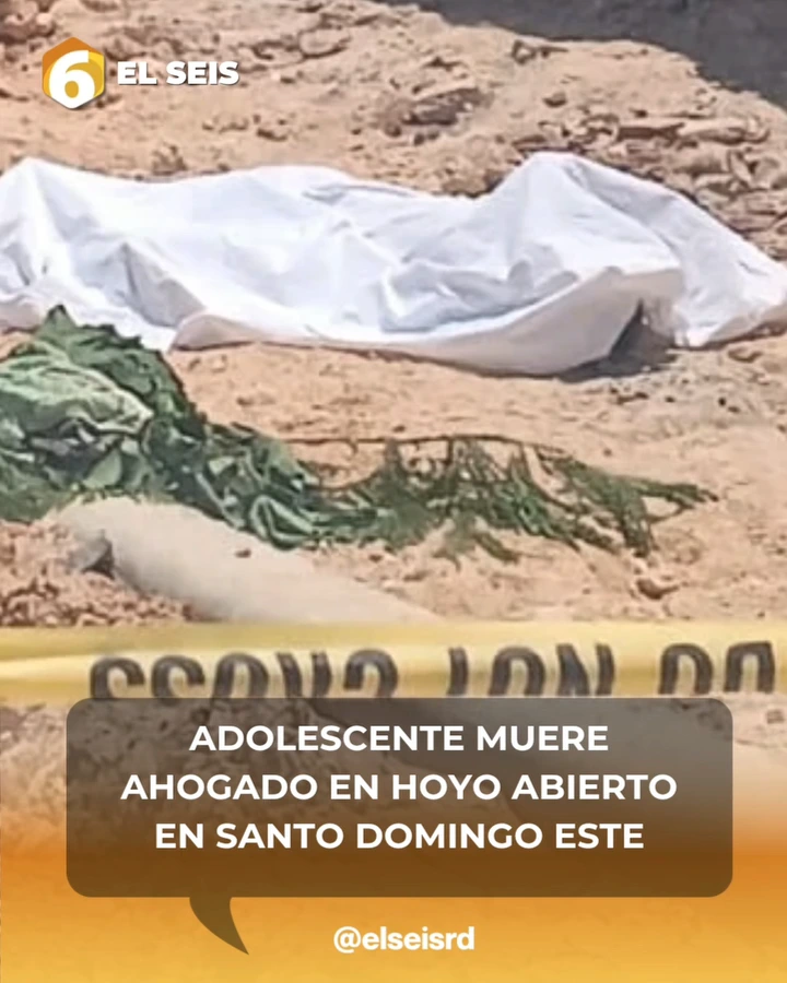 FOTO del joven cuando lo sacaron del hoyo