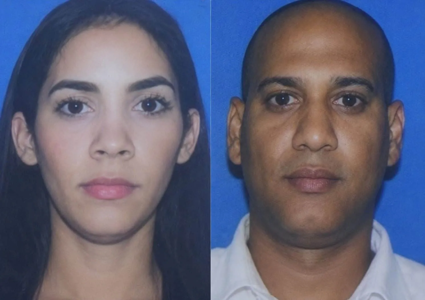 Foto de archivo de Esmeralda Moronta de los Santos y su expareja, Omar Tejada Guzmán.