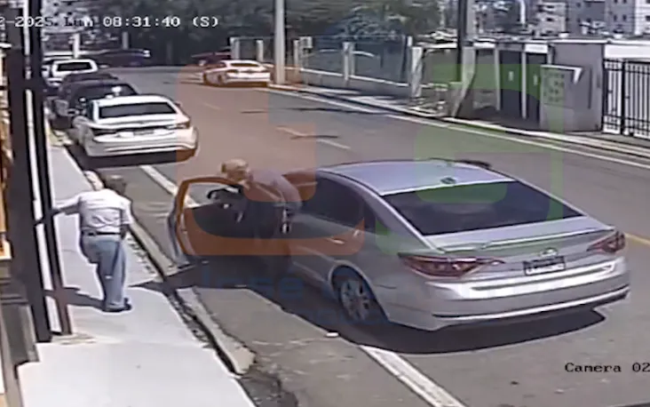 El incidente quedó captado