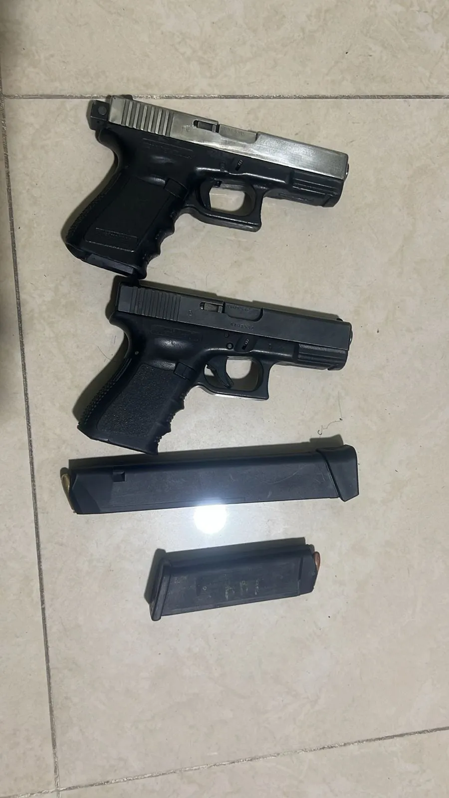 Armas ocupadas