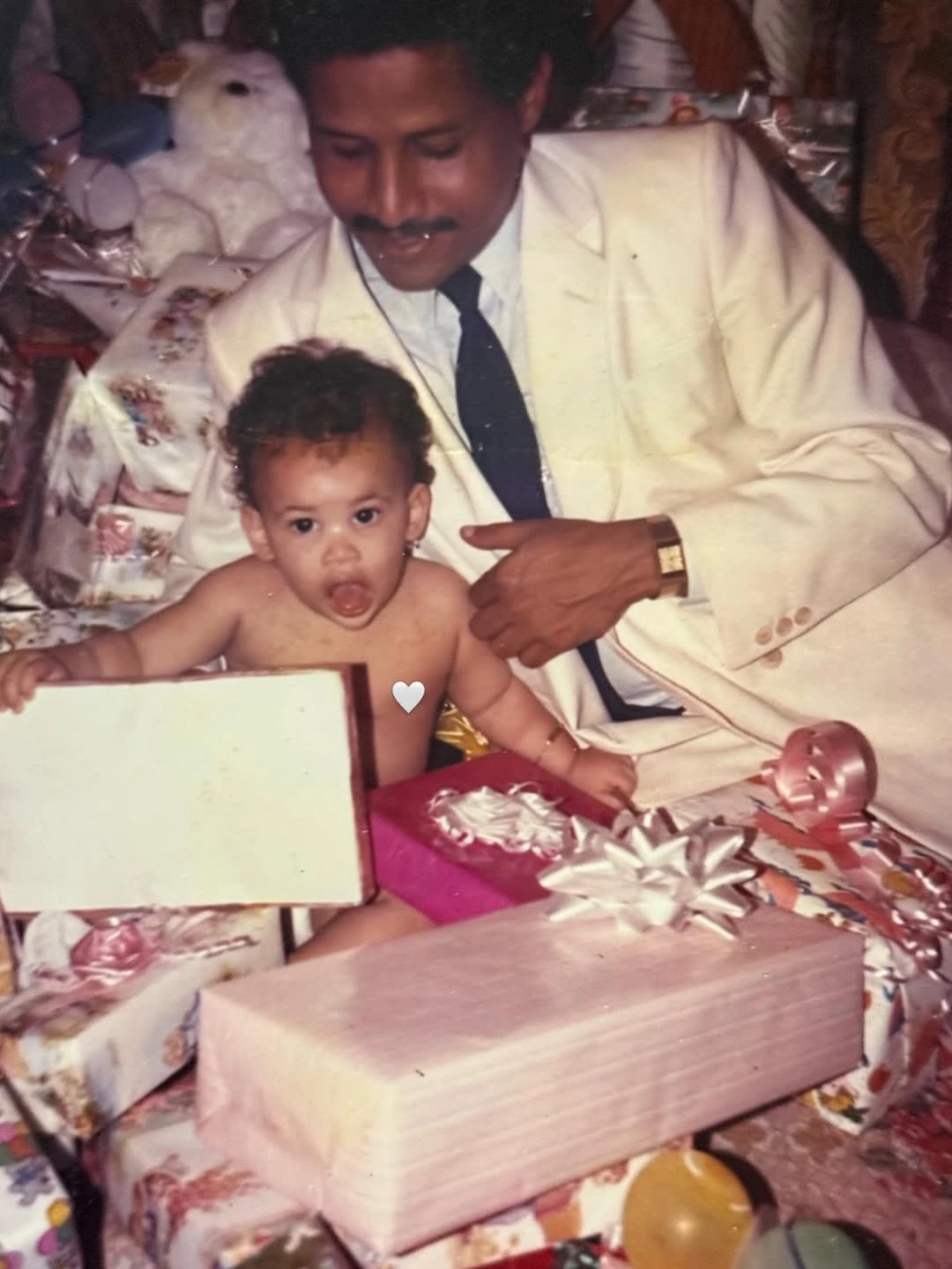  Carlos Batista junto a Belkis Marie de pequeña