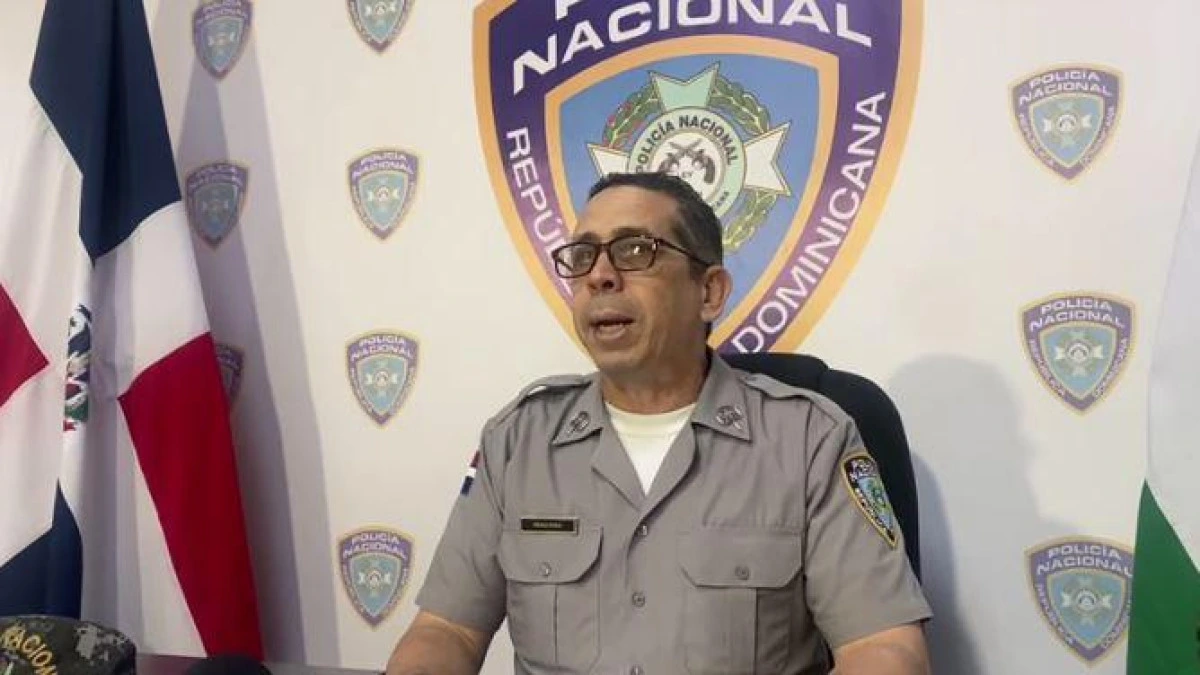 Portavoz de la Policía Nacional Diego Pesqueria revelando detalles del caso
