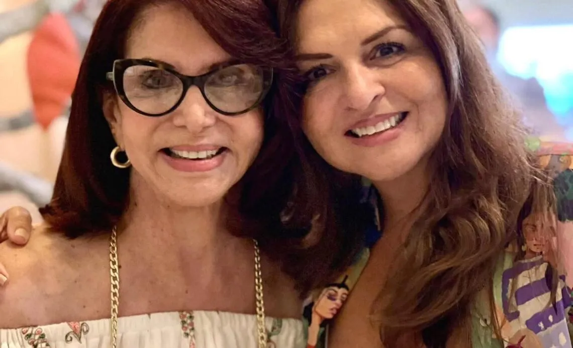 Fantina Sosa y su hija Tania Báez