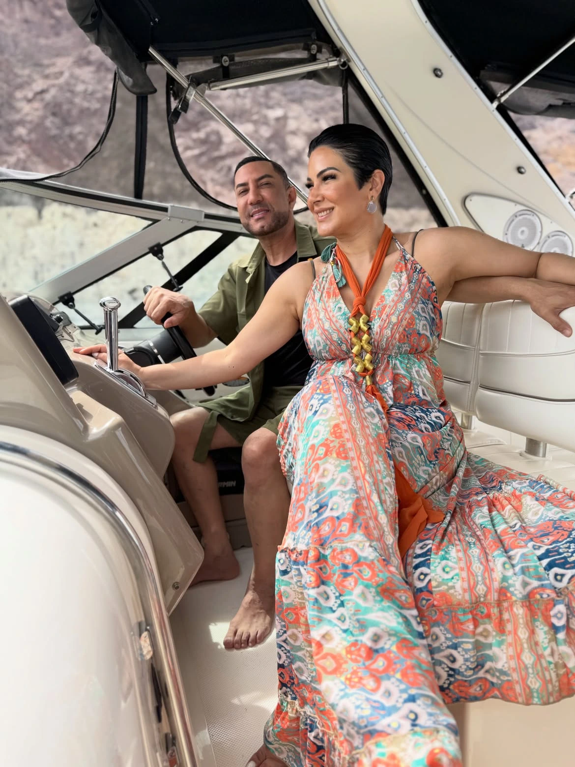 Marcos Yaroide y Laura Cárdenes