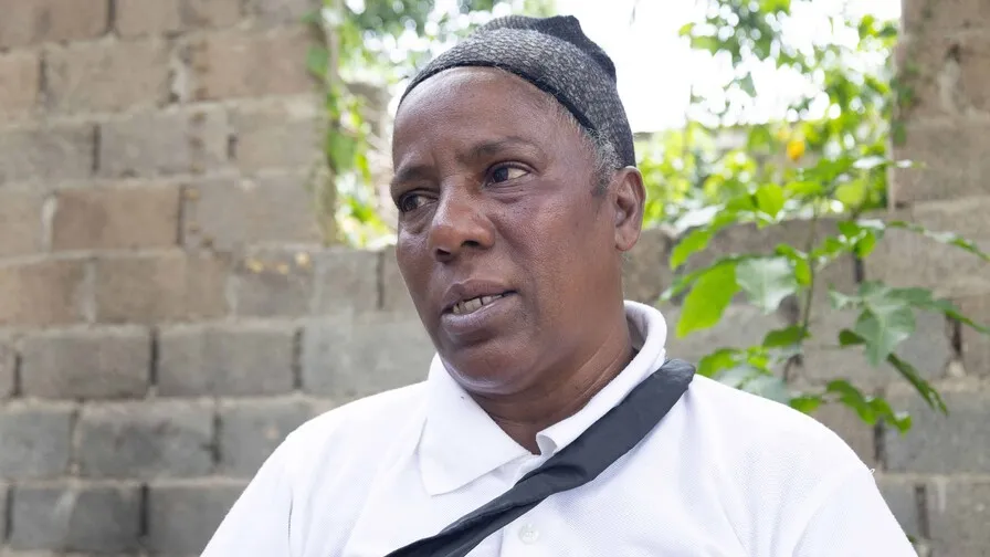 La abuela de la víctima, Yolanda Lora. (DIARIO LIBRE/DANIA ACEVEDO)