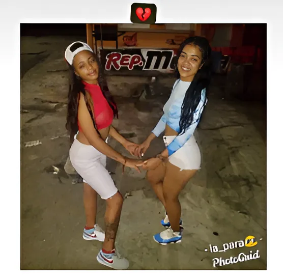 Melanie Stacy Castillo Dinó, víctima, y su hermana