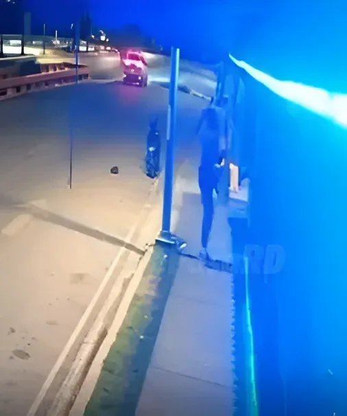 Quedó captado en cámara