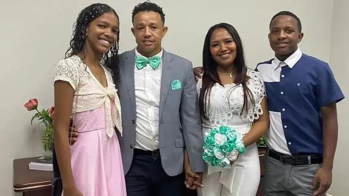 Familia del fallecido Darlin Enmanuel Mercado Reyes,