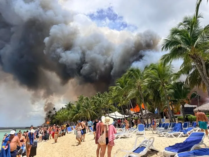 Incendio en el Viva Dominicus Beach