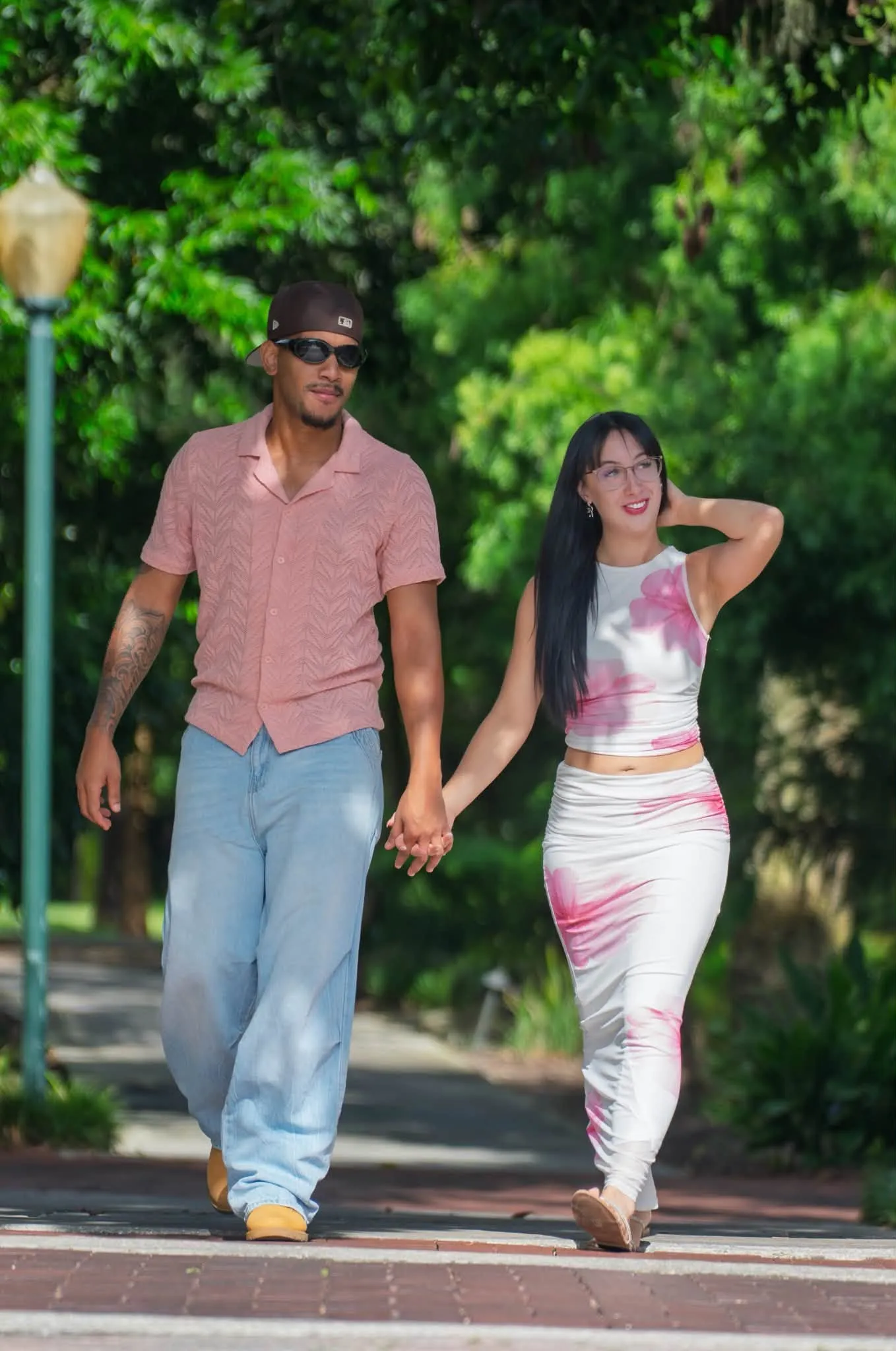 Mike Toks y su pareja Morginia