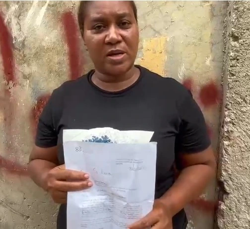 Madre de la victima