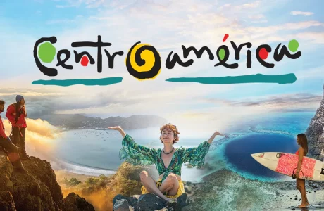 Viajero dominicano comparando destinos de Centroamérica — portada