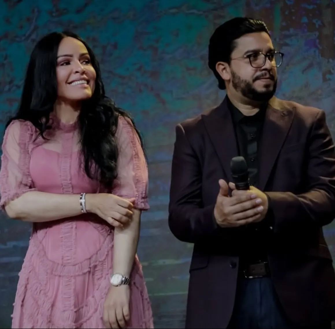 pastora Yesenia Then Escaño y su esposo, Joan Bonilla de Jesús