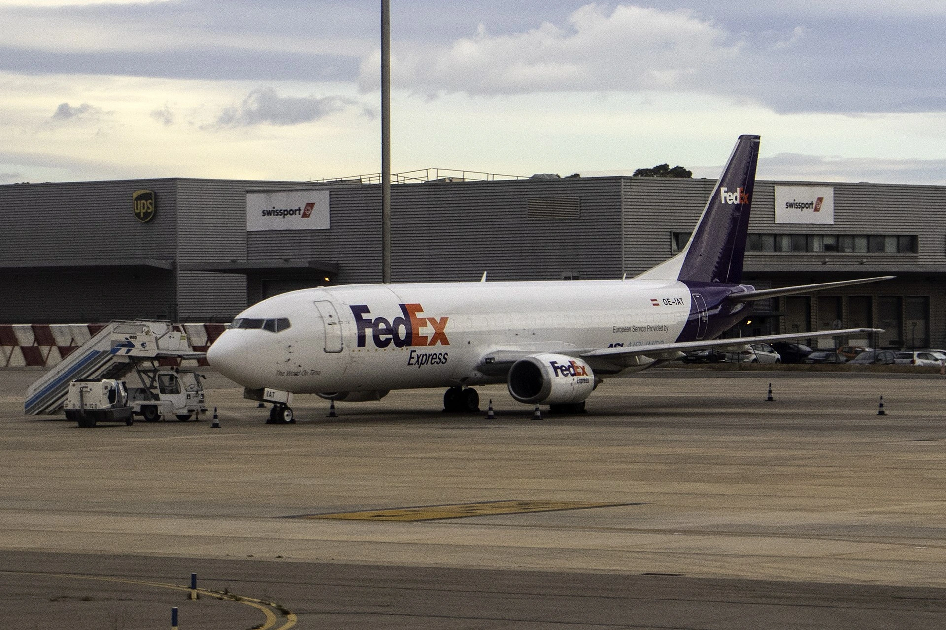 La aeronave involucrada en el siniestro, fotografiada anteriormente en servicio con ASL Airlines Belgium para FedEx Express en 2019.