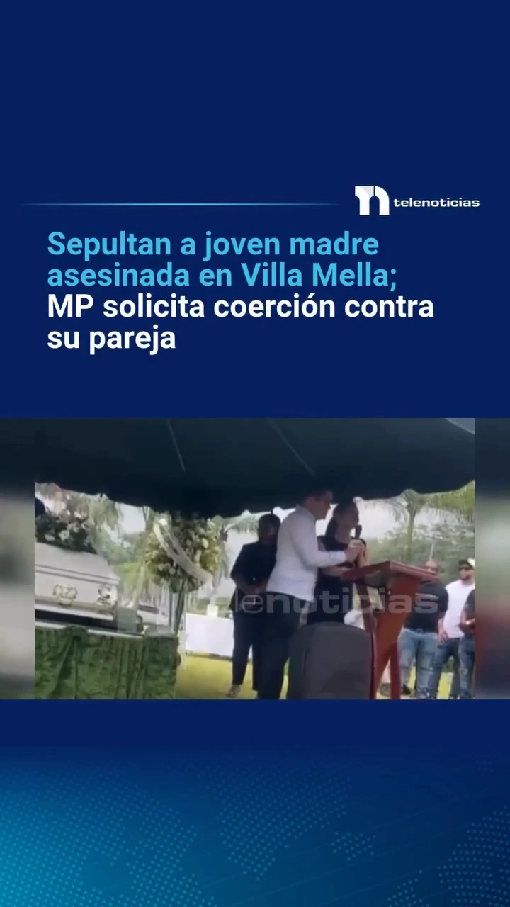 Hermana de la victima despidiendola con mensaje emotivo