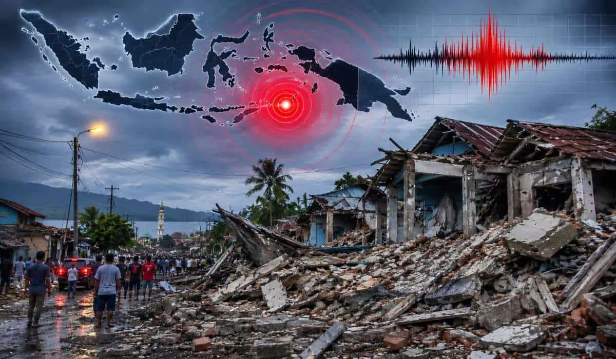 Imágenes del último terremoto de gran magnitud, en Indonesia