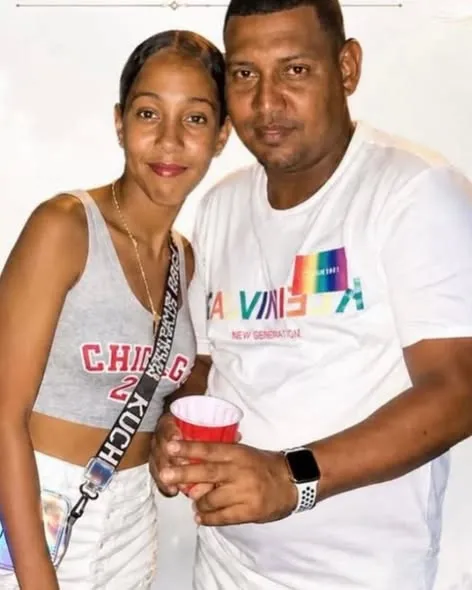 Wilmer Rodríguez y su hija Wilkaren