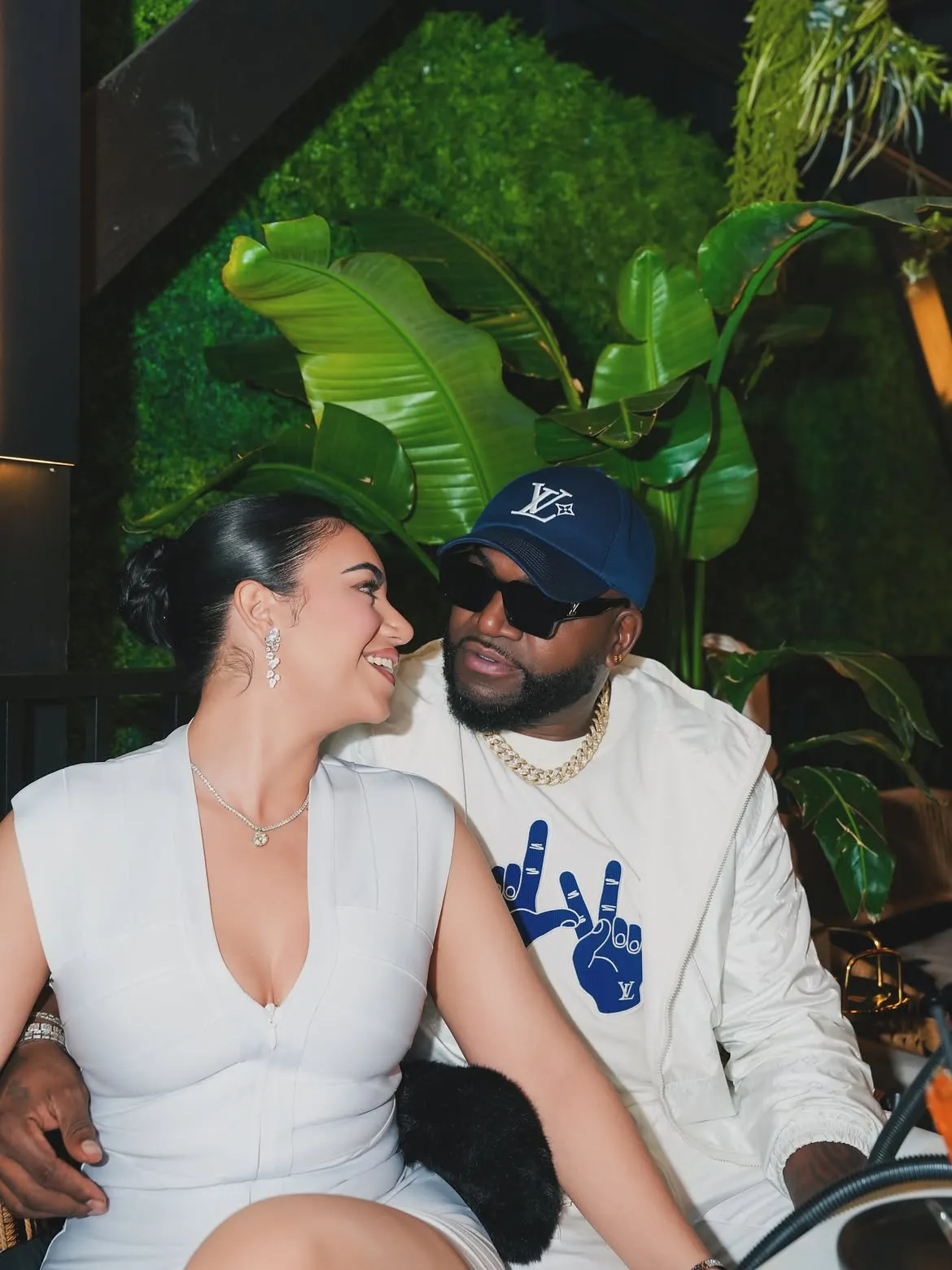 David Ortiz y su esposa Yeribel